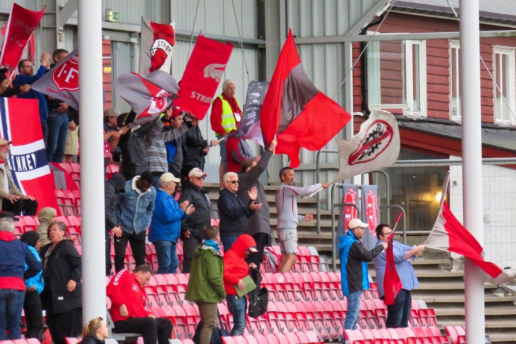 Strømmen IF, Strømmen stadion. OBOS-ligaen 2020. Foto: Vårt Strømmen, vårtstrømmen.no.