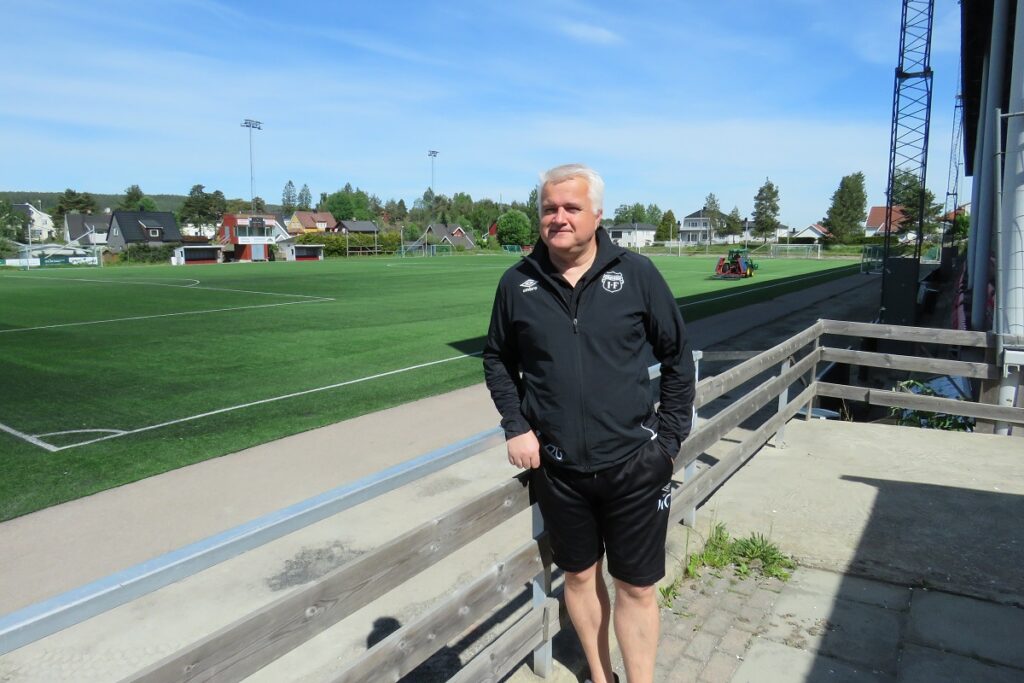 Strømmen stadion, daglig leder Harald Gjervik. Flomlys-saken i Lillestrøm kommune. Foto: Vårt Strømmen, vårtstrømmen.no.