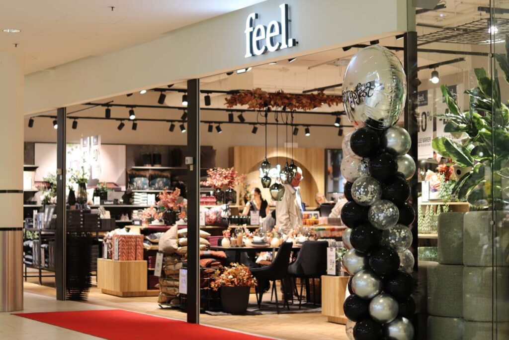 Ny butikk på Strømmen Storsenter: Interiørbutikken Feel. Foto: Vårt Strømmen, www.vartstrommen.no.