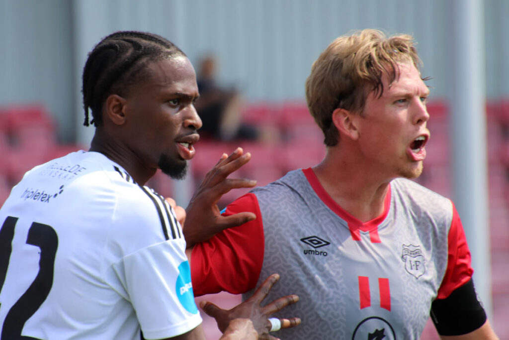 Strømmen IF, fotball i PostNord-ligaen: 5-0-seier over Asker på Strømmen stadion 19. juli 2025. Foto: Vårt Strømmen, www.vartstrommen.no