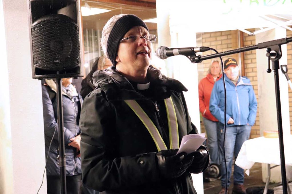 Julegrantenning på Strømmen 1. advent 2025: Strømmen Vel, Sentrumkirken Brass, Strømmen Korforening. Museene i Akershus (MiA). Foto: Vårt Strømmen, www.vartstrommen.no