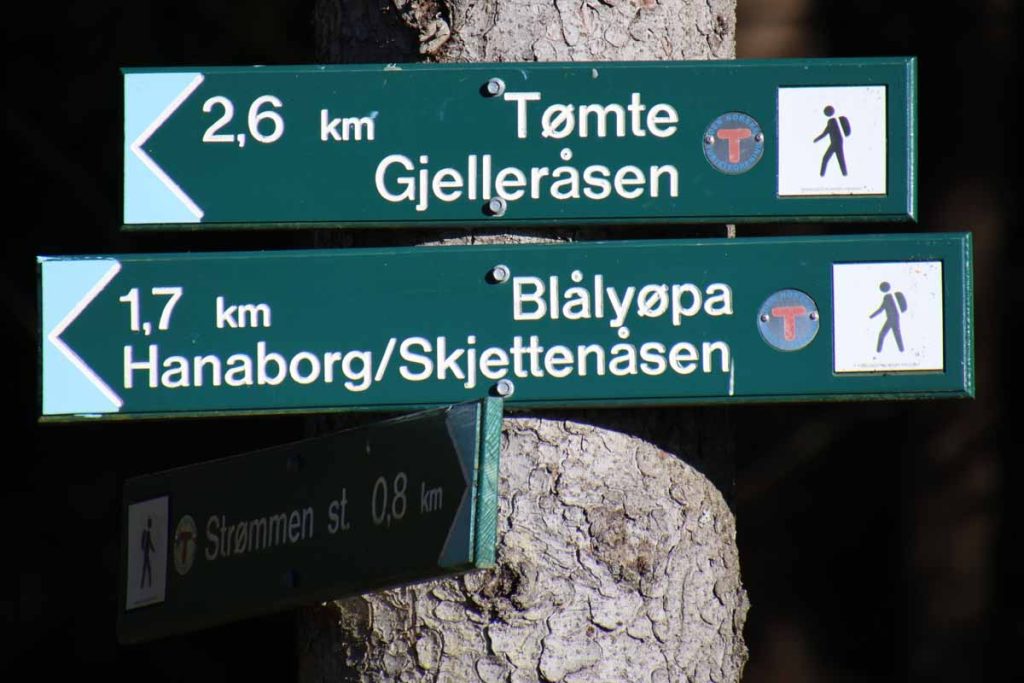Turtips på Strømmen: Lysløypa og turvei i Bråteskogen, med utsiktspunktet St.Hansfjellet. Foto: www.vartstrommen.no