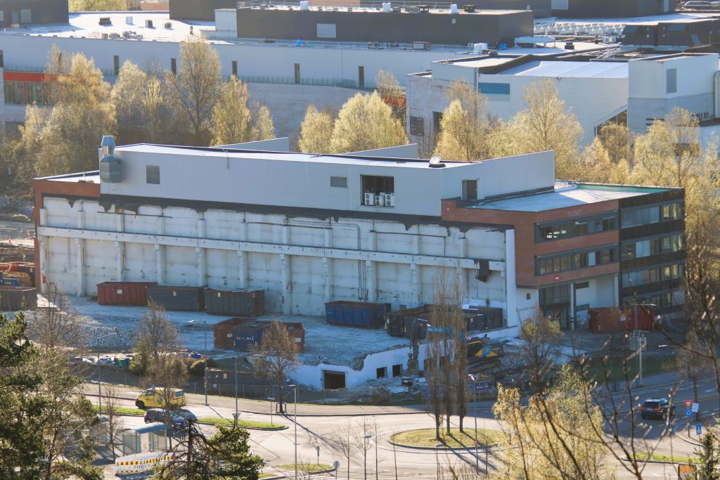 Strømmen Verksted-tomta. Grave- og rivearbeid i 2026. Foto: Vårt Strømmen, www. vartstrommen.no
