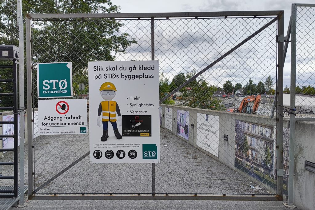 Strømmen Verksted-tomta. Grave- og rivearbeid i 2026. Foto: Vårt Strømmen, www. vartstrommen.no