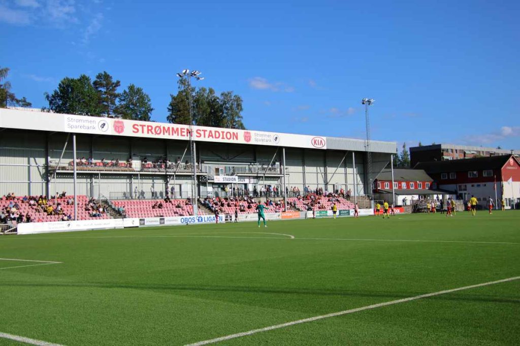 Fotball: Strømmen IF - Raufoss på Strømmen stadion i OBOS-ligaen 2026. Foto: Vårt Strømmen, www.vartstrommen.no