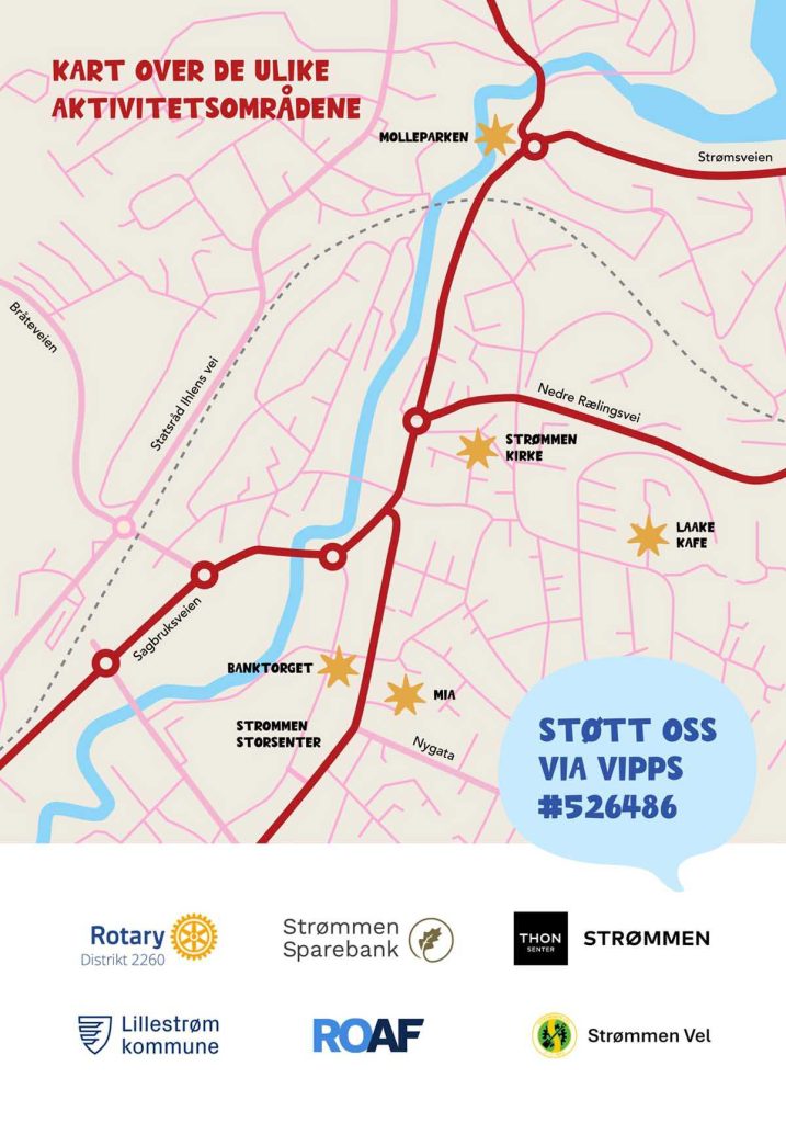 Strømmen Vel: Program for Strømmenfestivalen ("Sagelvafestivalen") 2026. Illustrasjon: Fra festivalprogrammet.